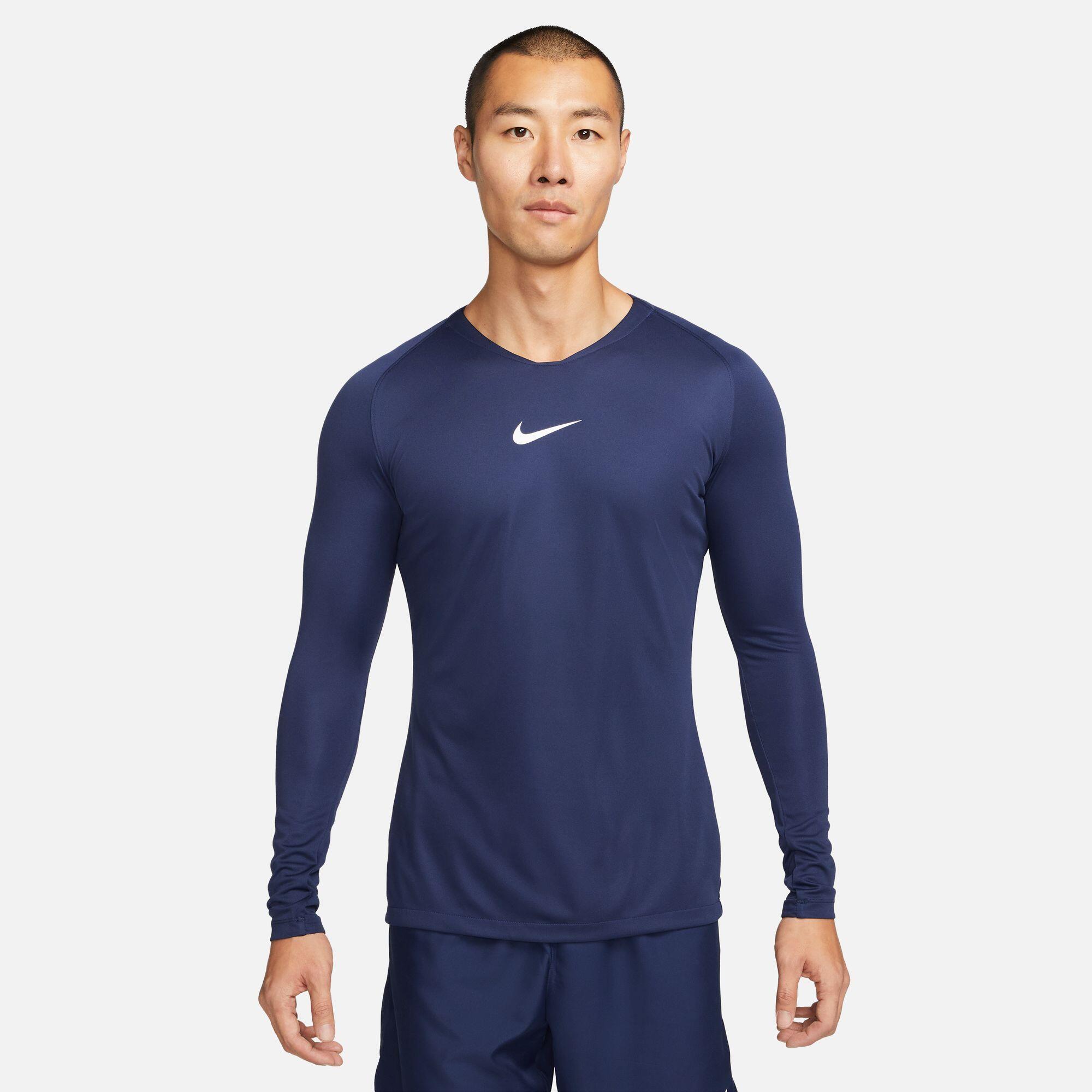 Nike - Compression Longsleeve Pour Hommes Dry Park First Layer Longsleeve - T-shirt Manches Courtes - Bleu - 40 M - Decathlon
