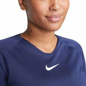 Maglie maniche lunghe da calcio donna nike blu 2/7