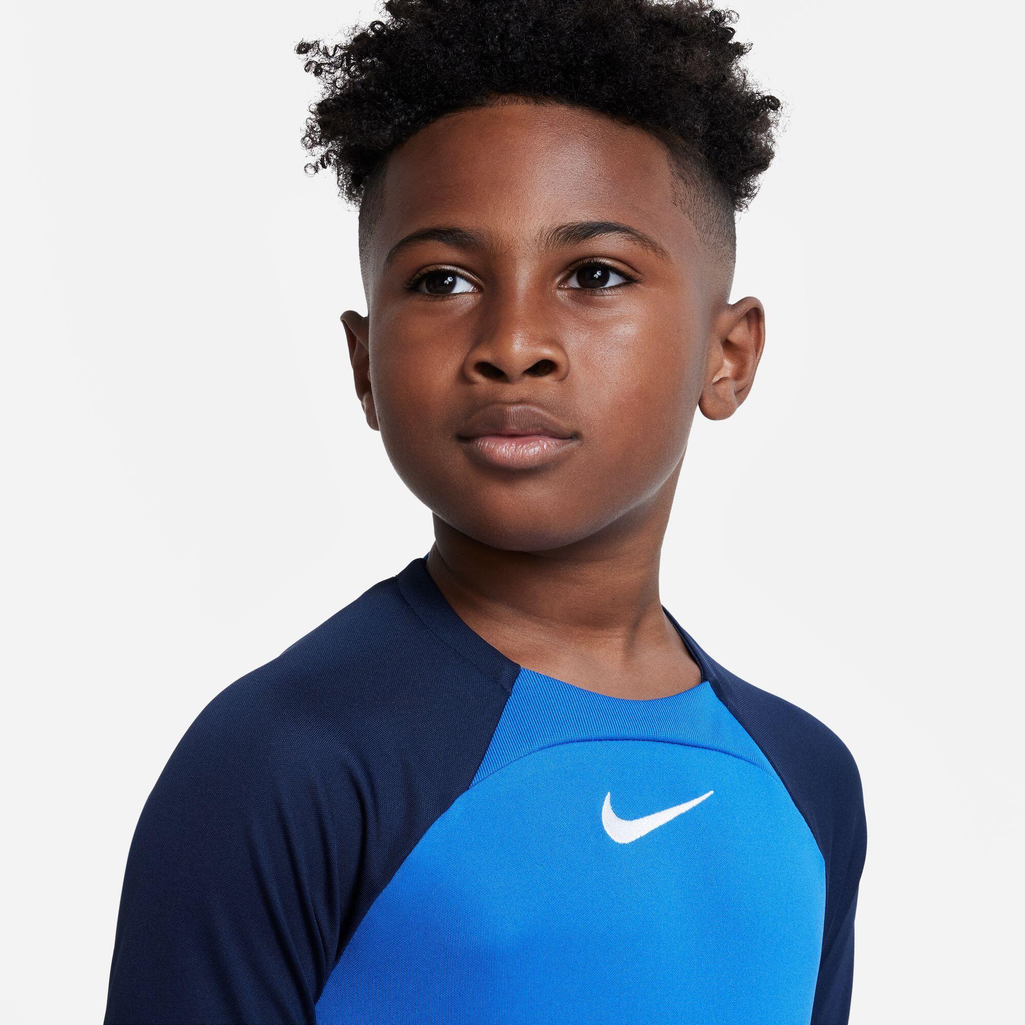 T-shirt da calcio junior nike royal 2/4