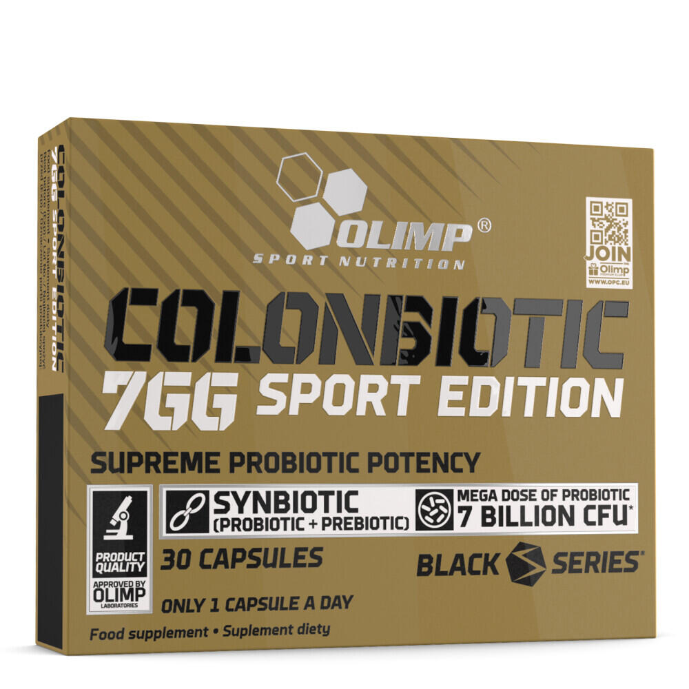 OLIMP SPORT Formula per la digestione - Colonbiotic 7GG Sport Edition - 30 Capsule