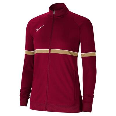 Nike dri-fit academy 21 damesjack - rood