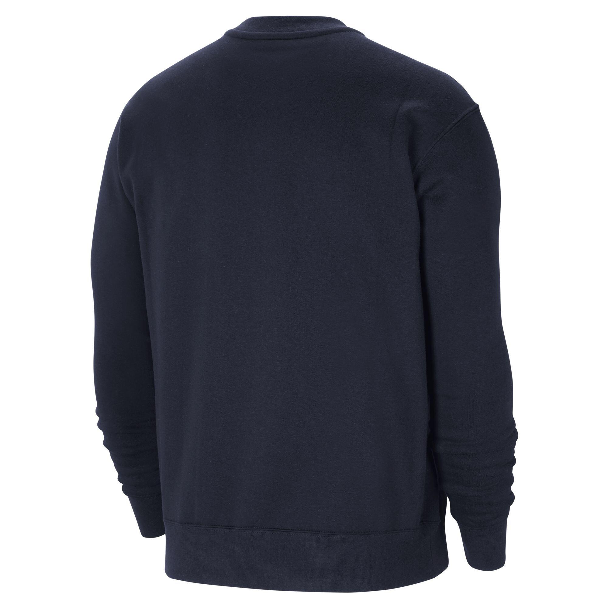 Felpa girocollo junior ( fleece) nike blu 3/3