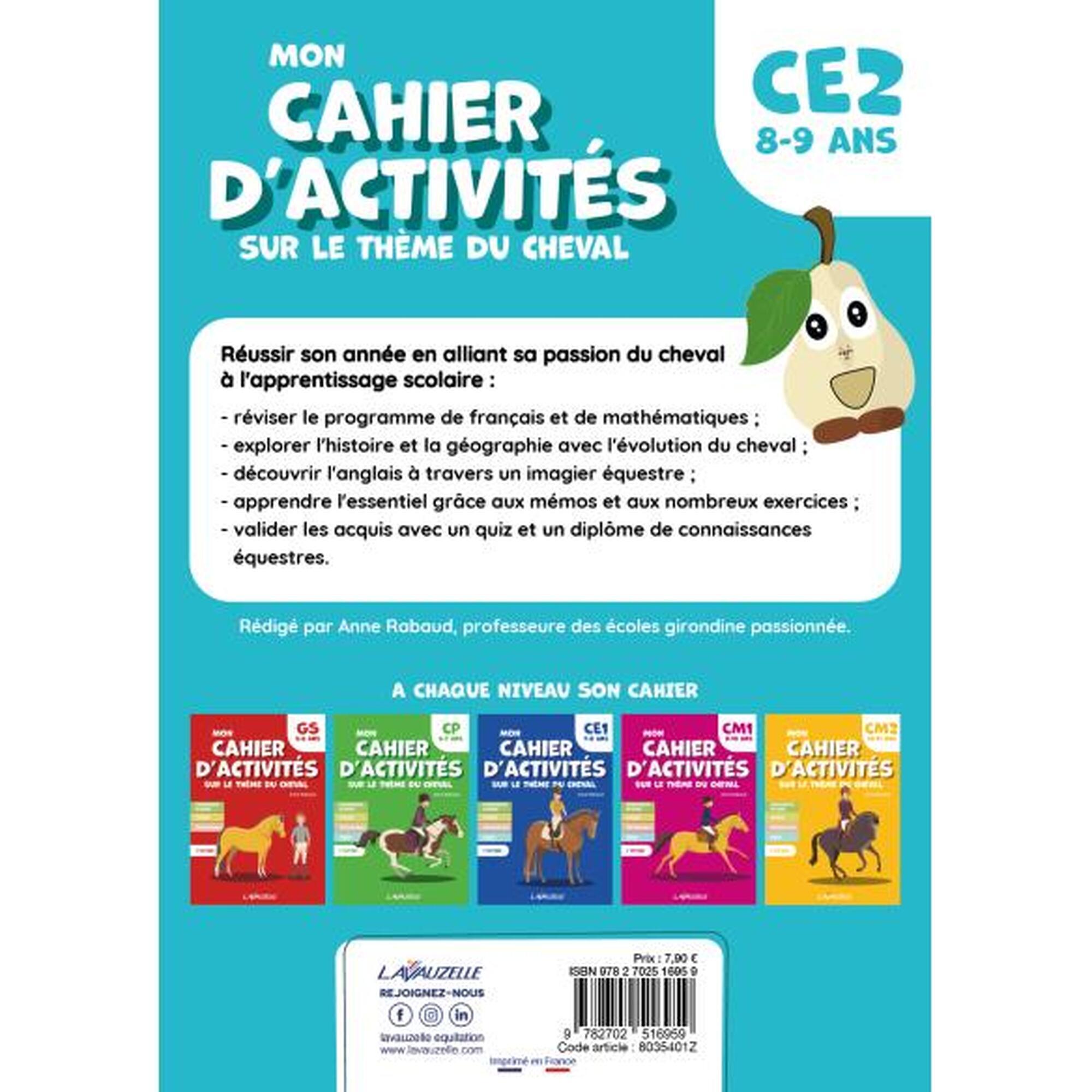 Mon cahier d'activités sur le thème du cheval - CE2