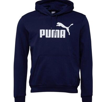 Felpa con cappuccio full zip uomo ( fleece) puma blu