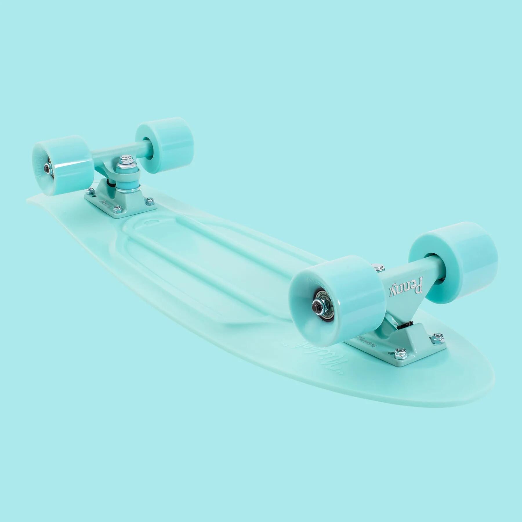 Complete Nickel 27inch Plastic Skateboard 7/7