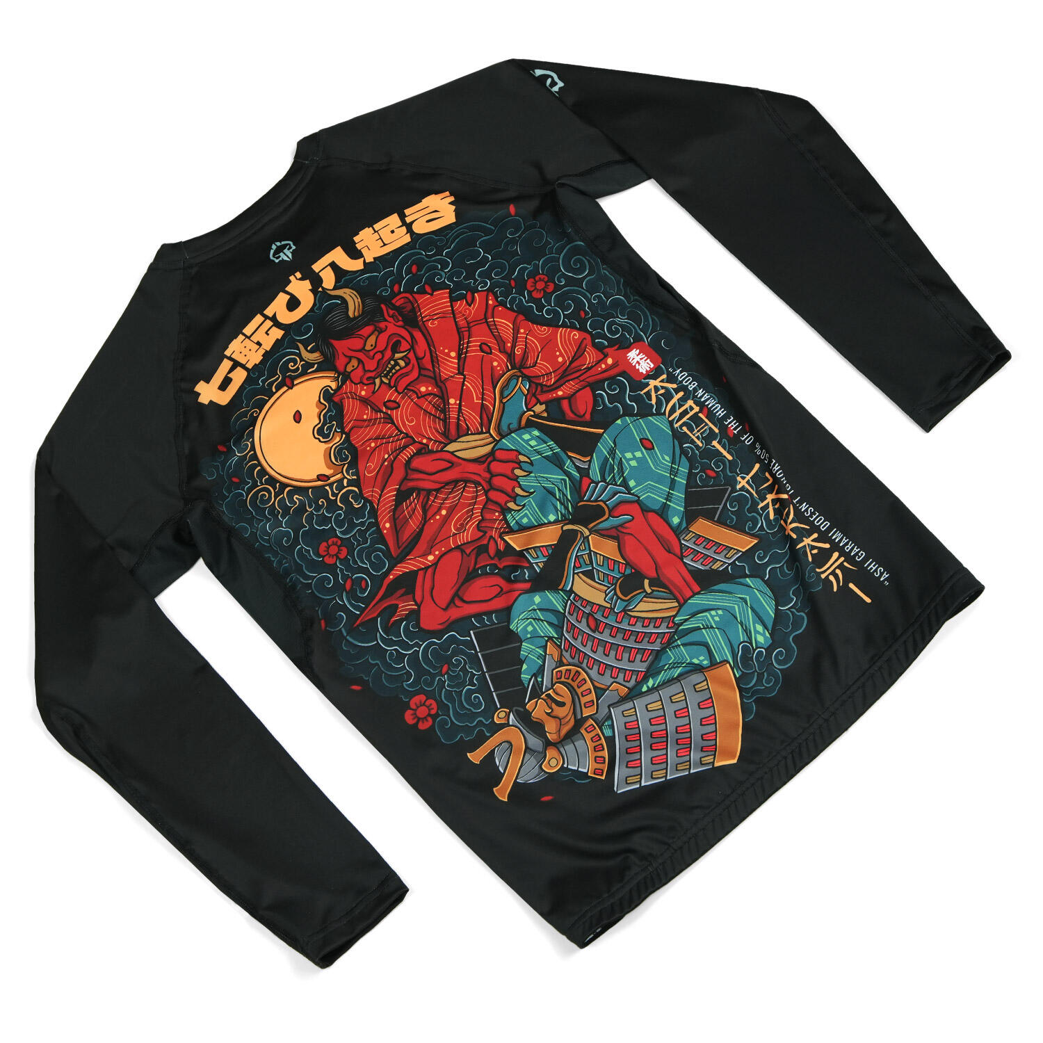 Rashguard do MMA/BJJ męski Ground Game Ashi Garami z długim rękawem 5/7