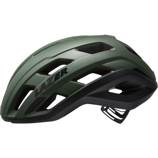 Lazer Strada KinetiCore Cycle Helmet Matt Green 3/4