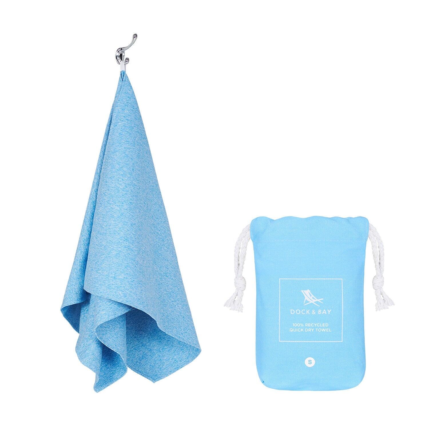 Quick Dry Towels - Lagoon Blue 1/7