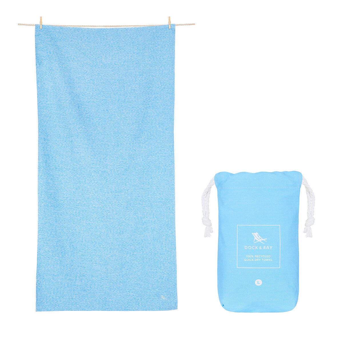 Quick Dry Towels - Lagoon Blue 4/7
