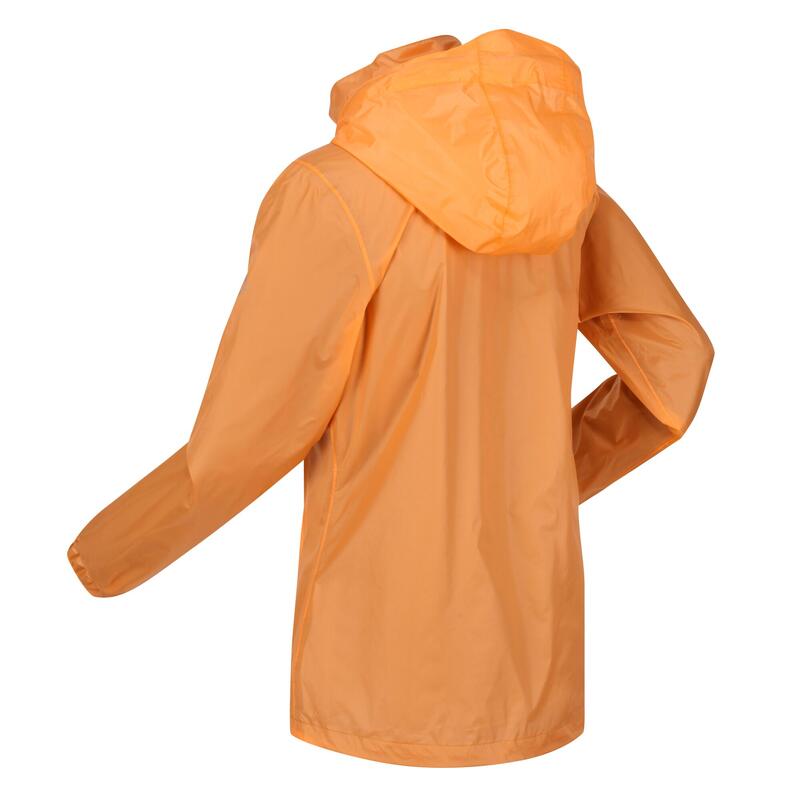 Corinne IV Wasserdichte Fitness Regenjacke für Damen - Hellorange