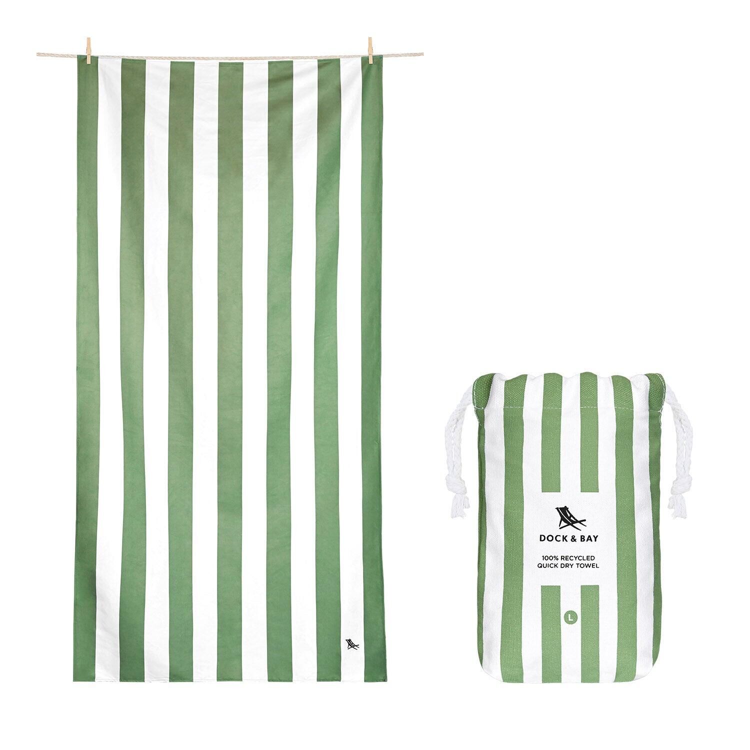 DOCK & BAY Quick Dry Towels - Cayman Olive