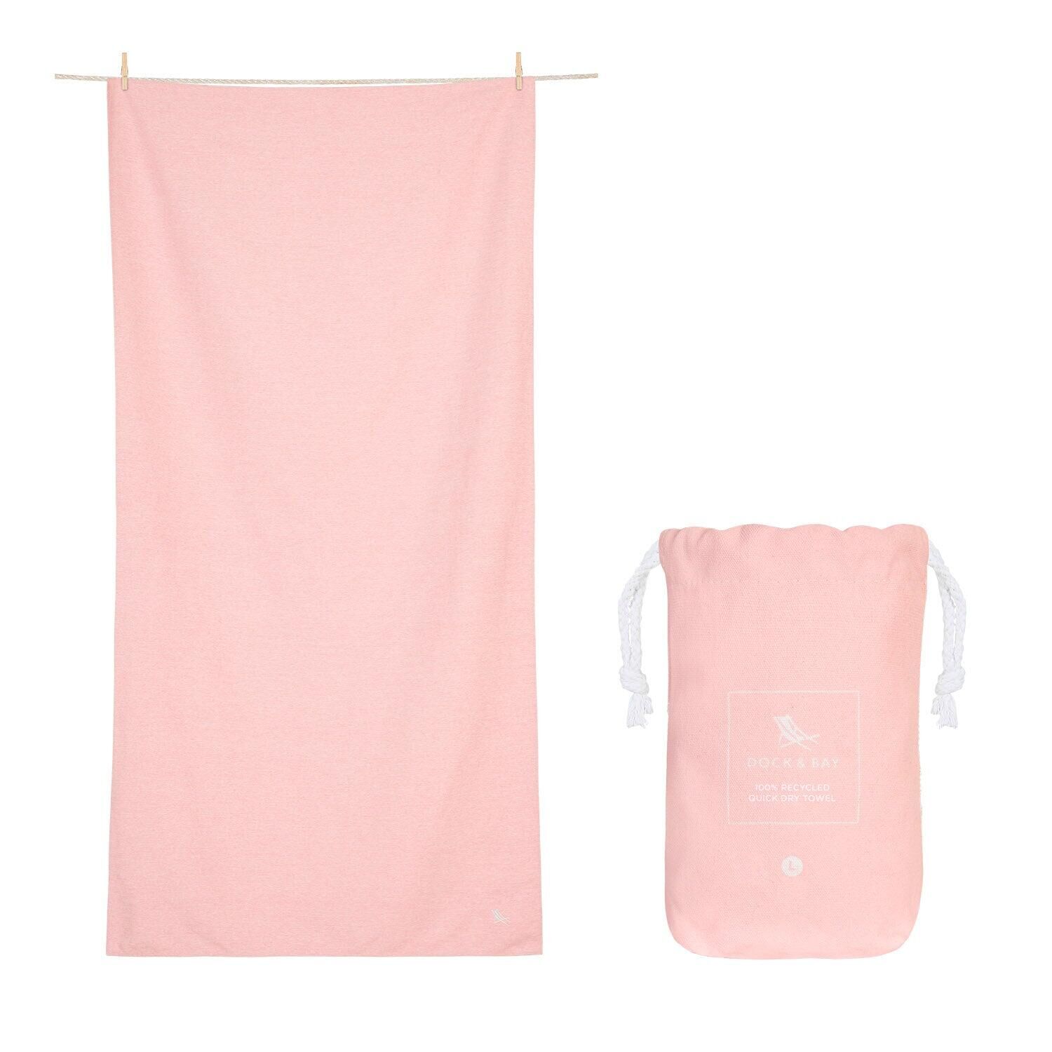 DOCK & BAY Quick Dry Towels - Island Pink