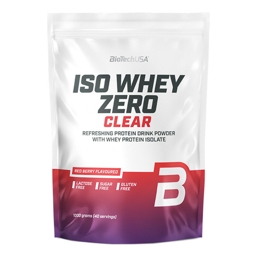 BIOTECHUSA Siero di latte chiaro - Iso Whey Zero Clear - Frutti Rossi