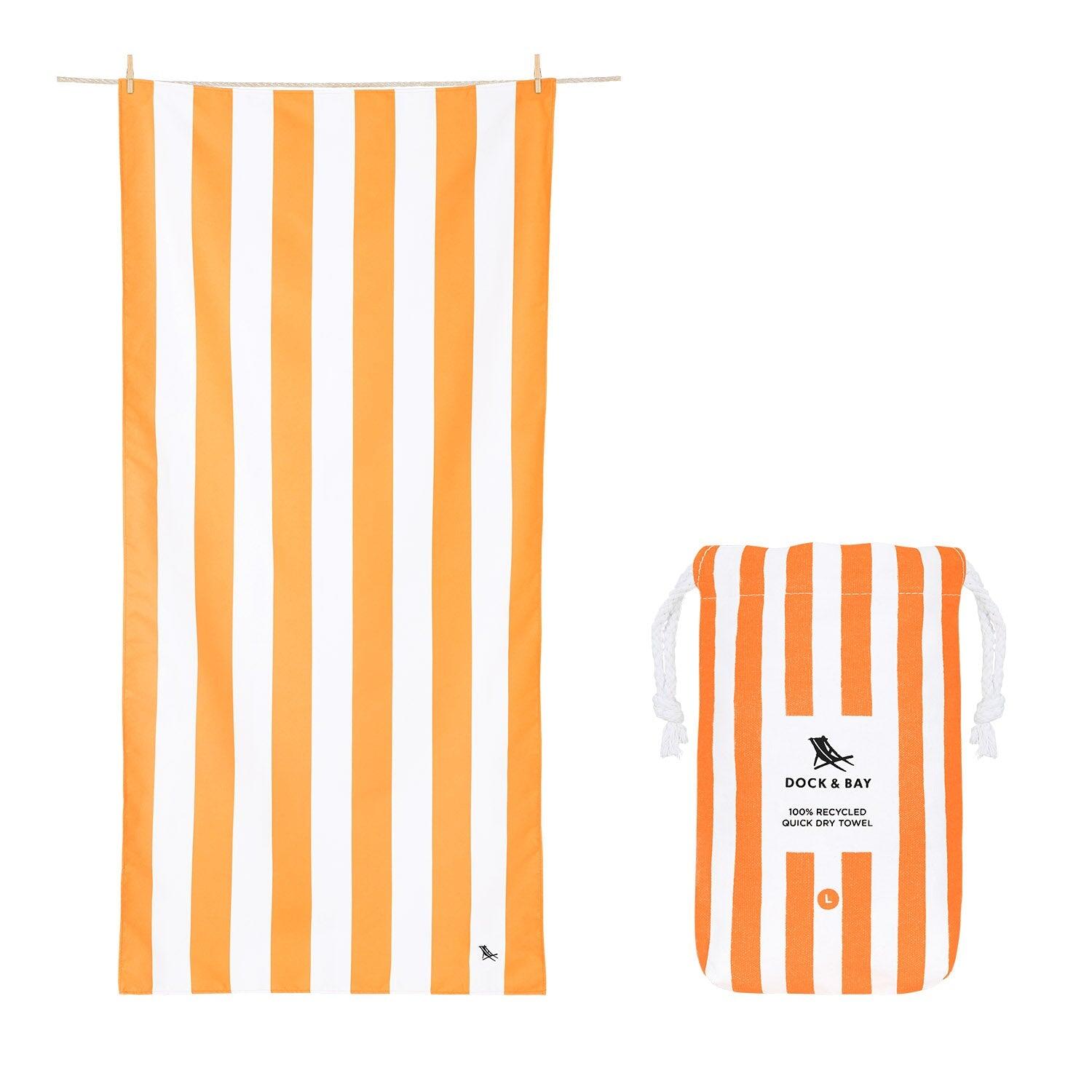Quick Dry Towels - Ipanema Orange 1/8