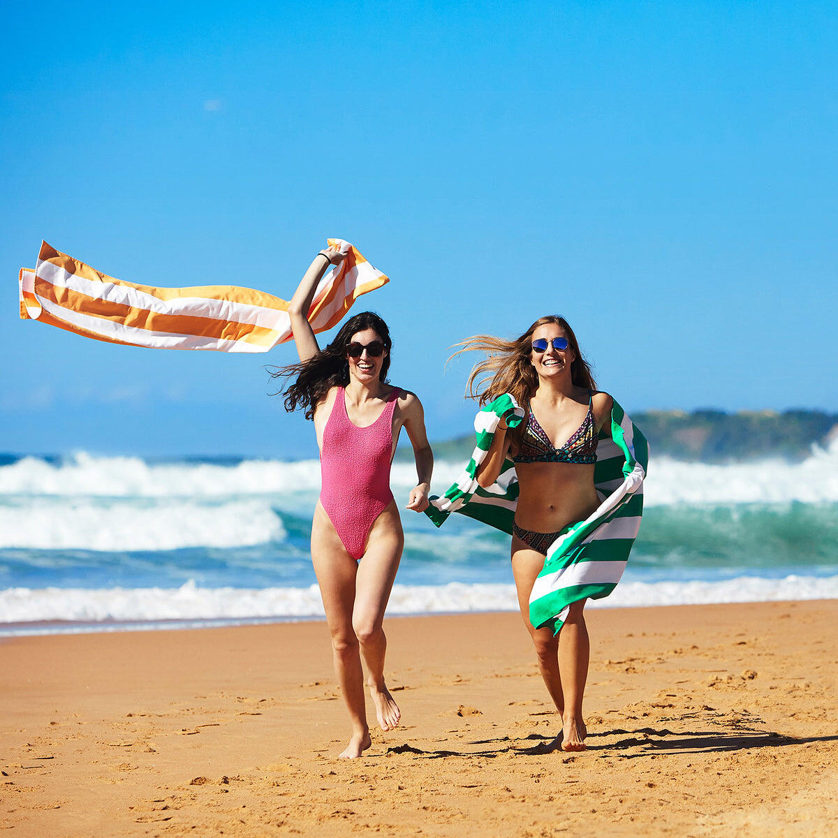 Quick Dry Towels - Ipanema Orange 3/8