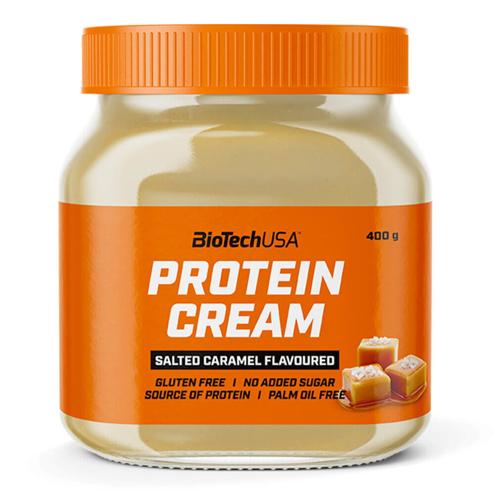 BIOTECHUSA Eiwitpasta's - Eiwitcrème (400g) - Gezouten Karamel