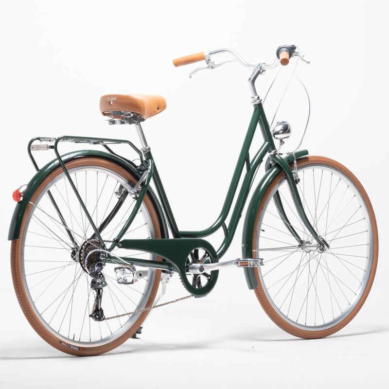Capri Berlin Englisches grünes Fahrrad 7V