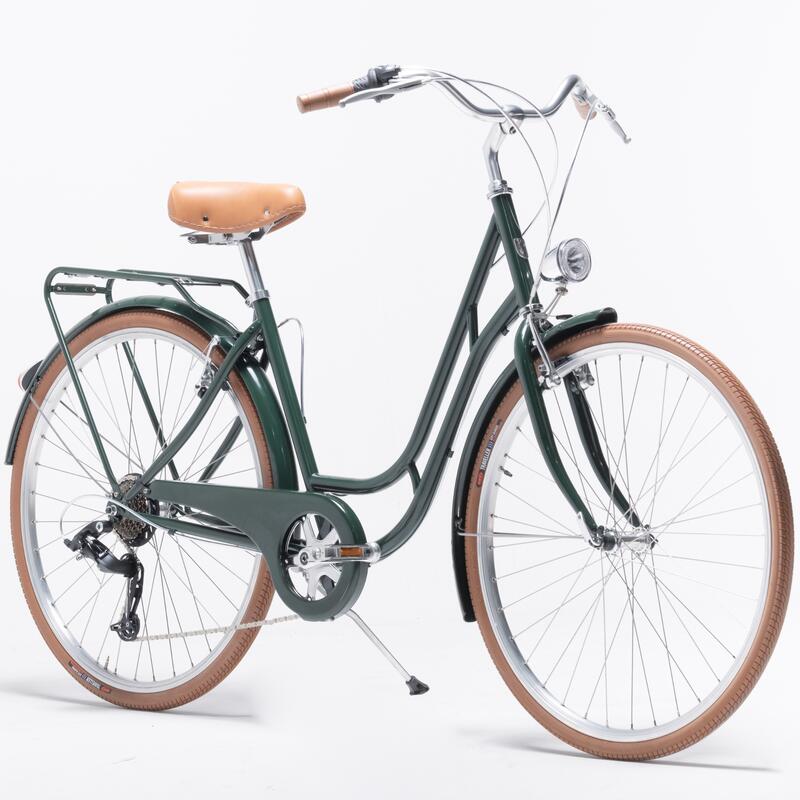 Bicicletta classica Capri Berlin verde inglese 7V