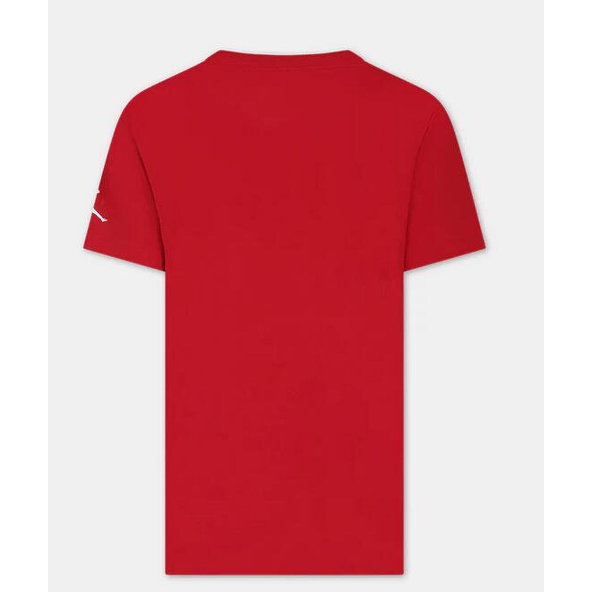 T-shirt ragazzo jordan practice flight - rosso