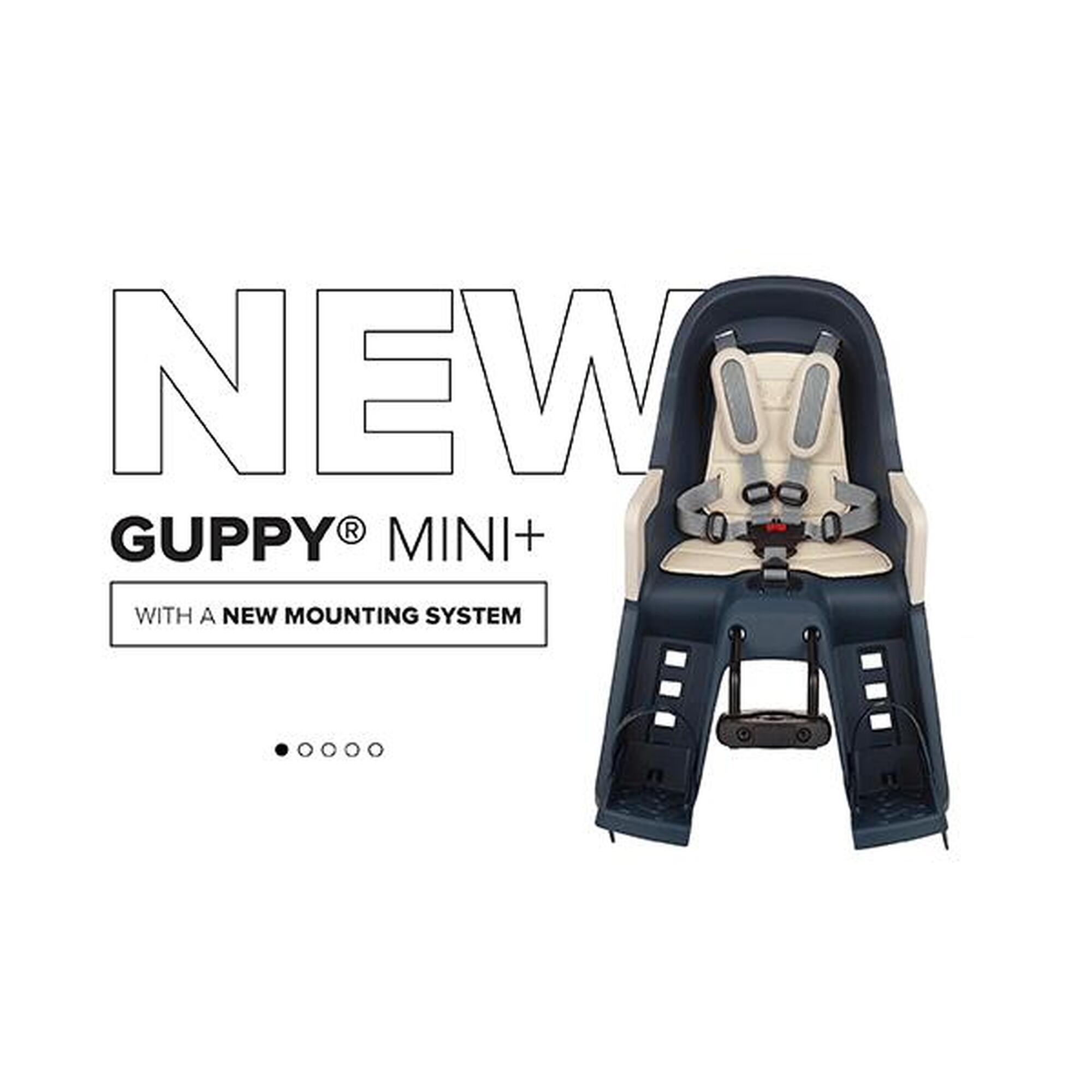 Siège Vélo Frontale Guppy Mini+ Gris
