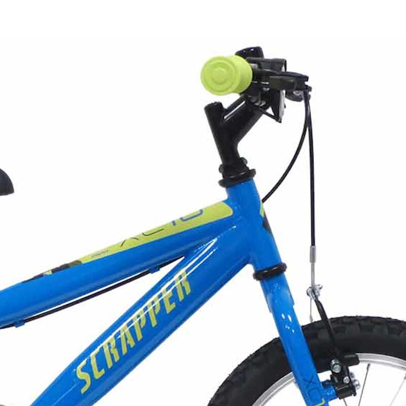 Bicicleta Niños 16 Pulgadas Scrapper 4-5-6 Años Azul