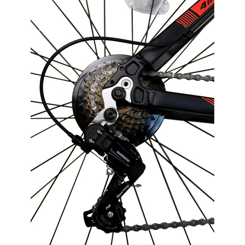 Bicicleta de Montaña Umit 27.5" 4Motion Cuadro Aluminio T18 Negra Roja