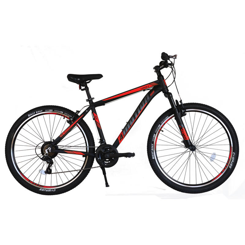 Bicicleta de Montaña Umit 27.5" 4Motion Cuadro Aluminio T18 Negra Roja