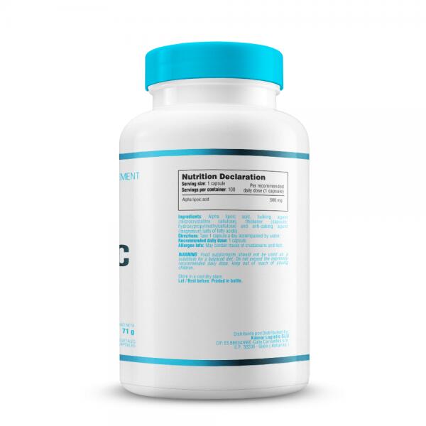 Alpha Lipoic Acid - 100 Capsules de Smart Supplements 2/5
