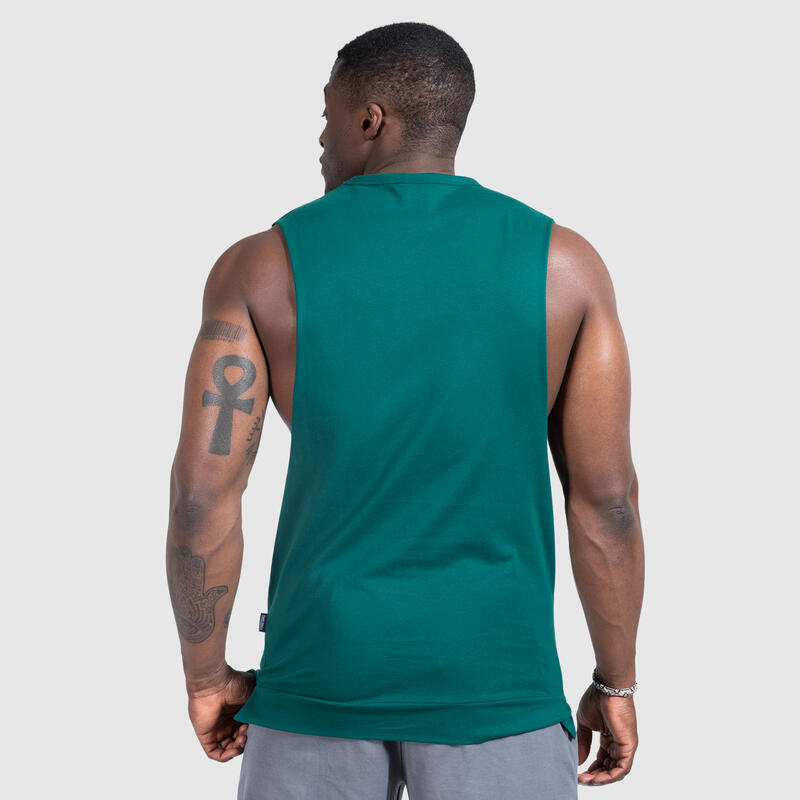 Herren Tank Top Rafa Dunkelgrün für Sport & Freizeit