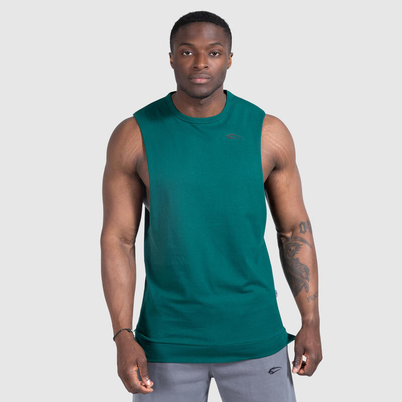 Herren Tank Top Rafa Dunkelgrün für Sport & Freizeit