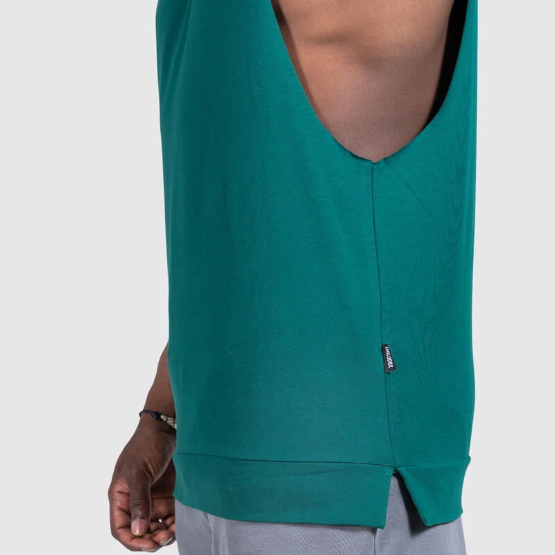 Herren Tank Top Rafa Dunkelgrün für Sport & Freizeit