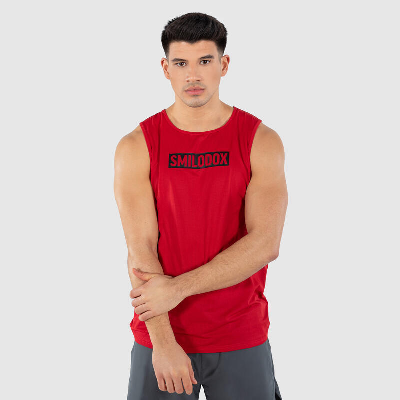 Herren Tank Top Oscar Rot für Sport & Freizeit