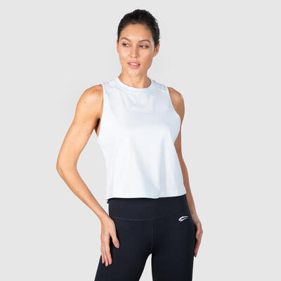 Damen Crop Top Bonnie Hellblau