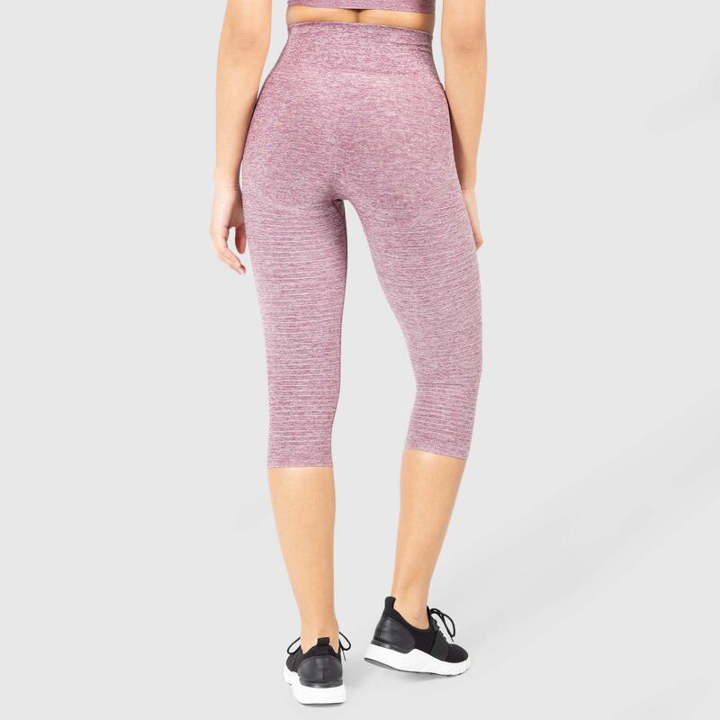 Damen Capri Leggings Anita Bordeaux Melange für Sport & Freizeit