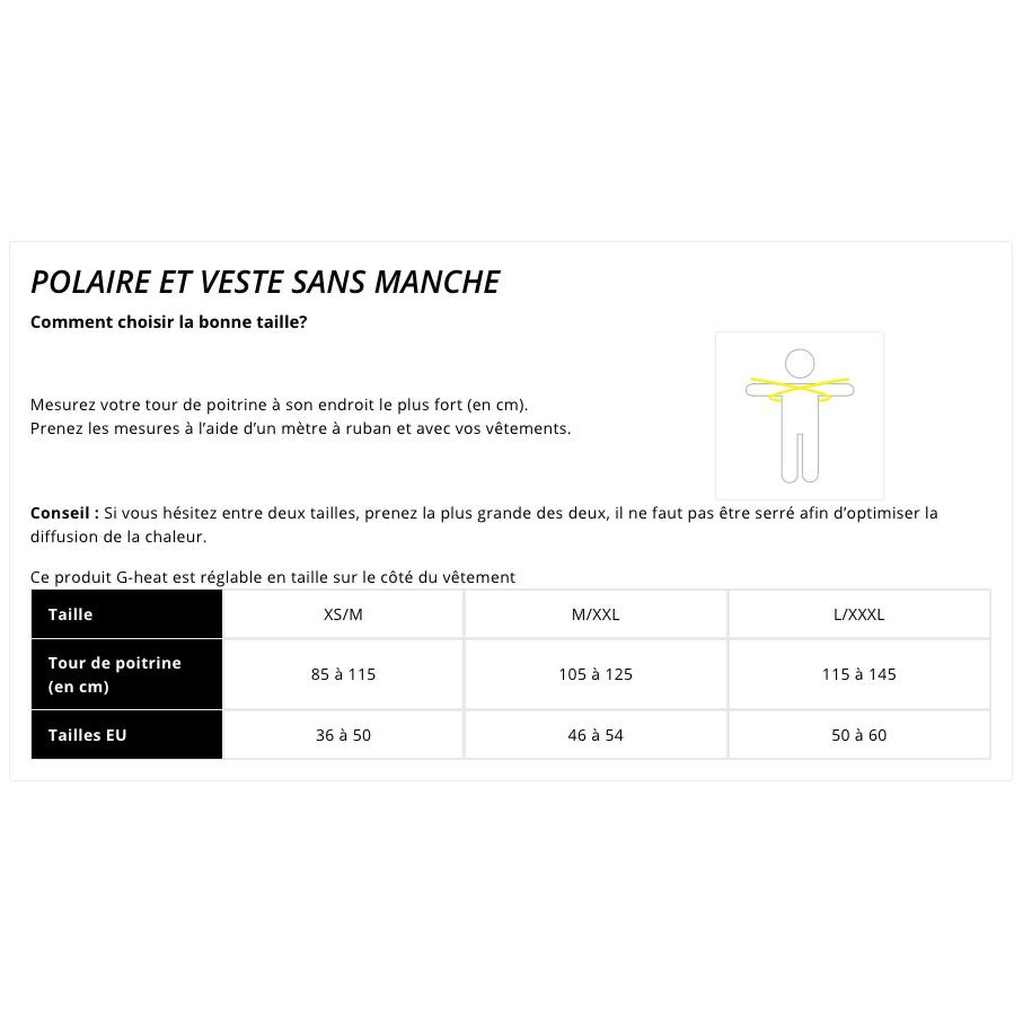 Polaire chauffante decathlon hotsell
