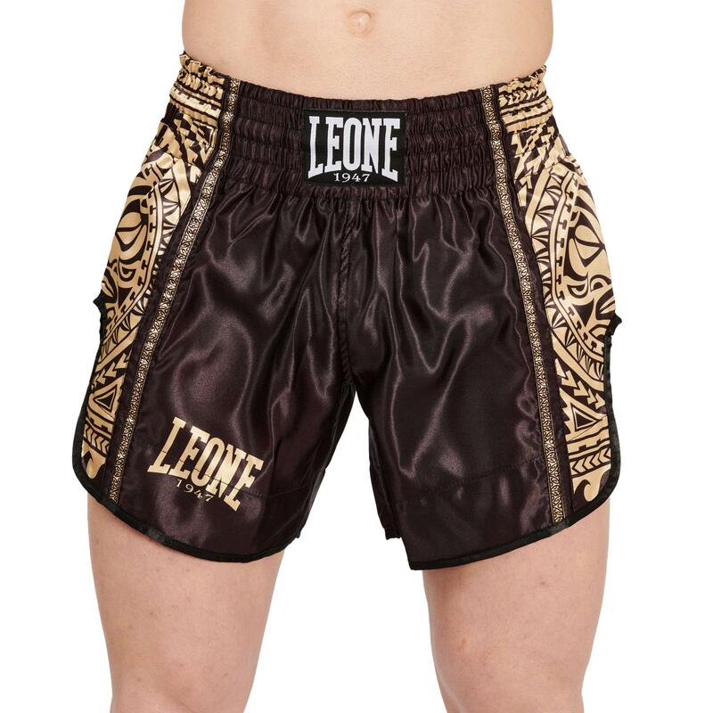 Pantalón corto Short Adulto Kick Boxing Muay Thai Leone 1947 HAKA negro