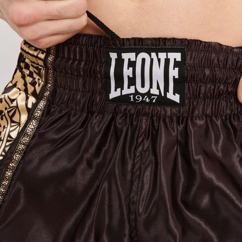 Pantalón corto Short Adulto Kick Boxing Muay Thai Leone 1947 HAKA negro