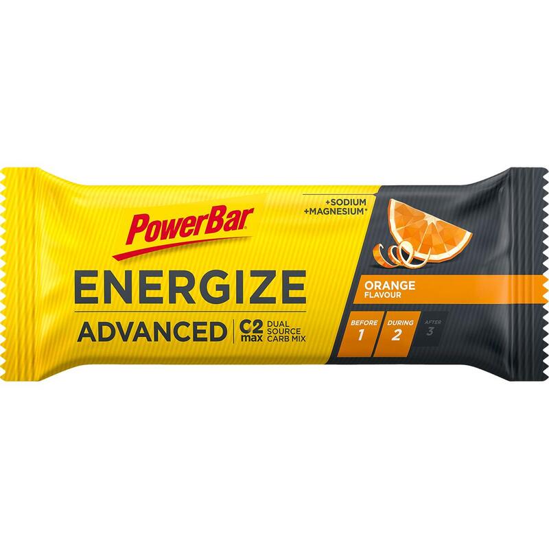 Powerbar Energize Advanced Orange 15x55g - High Carb Energieriegel + C2MAX
