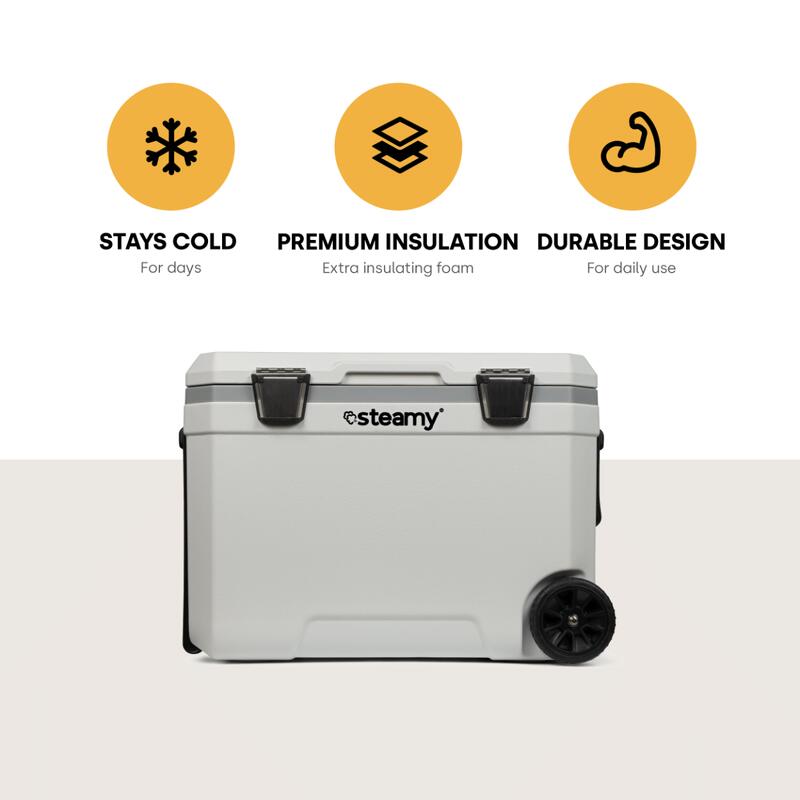 Steamy Marine 45 Frigo Portatile Passivo Con Ruote da 45 Litri