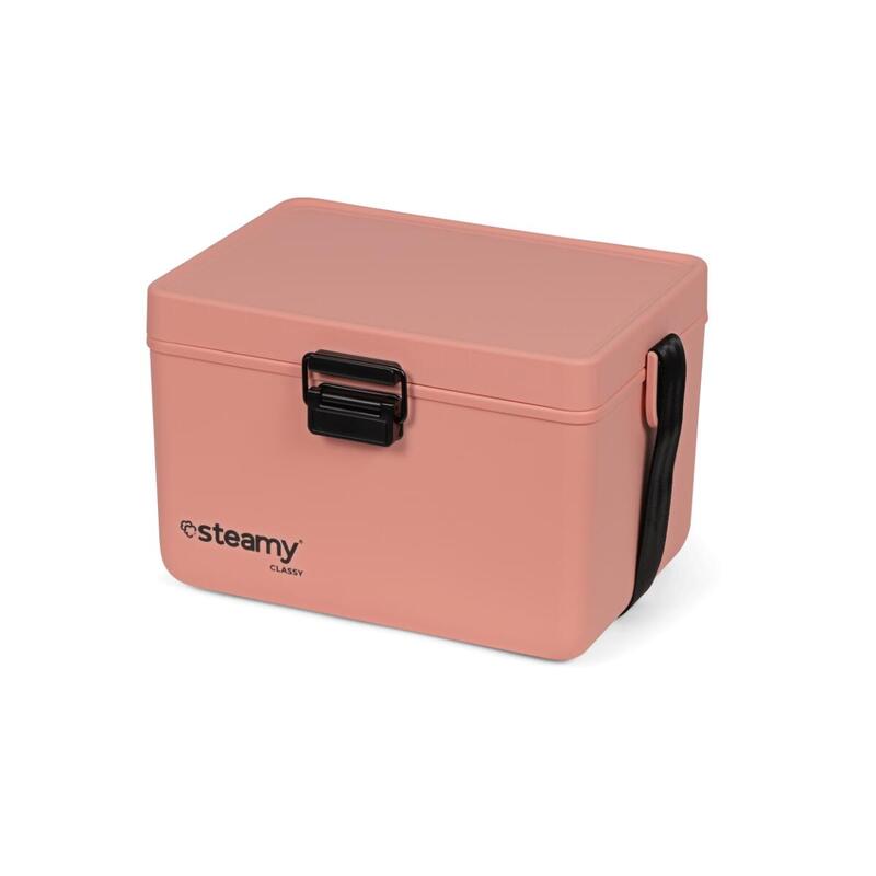 Steamy Classy 12 (12 Liter) Koelbox incl. divider met Schouderband Salmon Pink