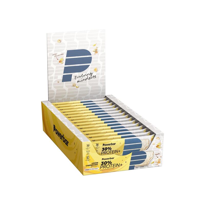 Powerbar 30% Protein Plus Lemon Cheesecake 15x55g - High Protein Riegel