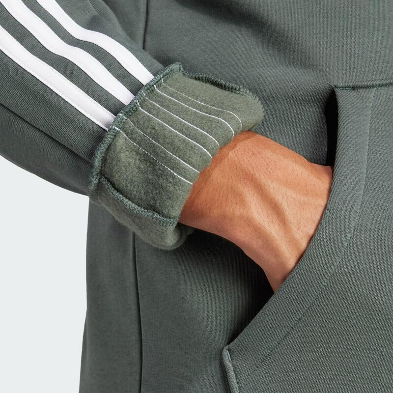 Essentials Fleece 3-Stripes Hoodie