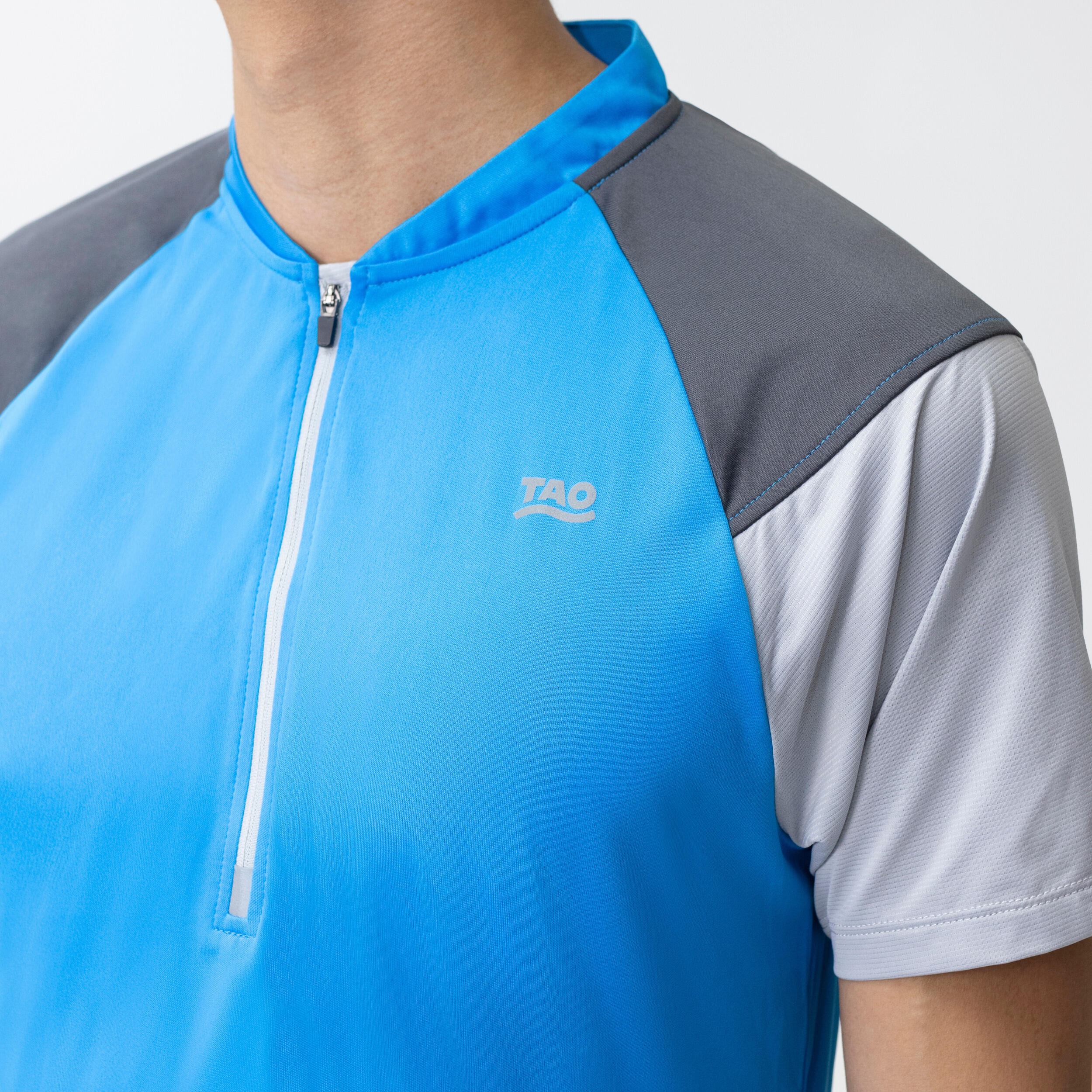 Herren ENFYS Laufshirt mit Zip 6/7