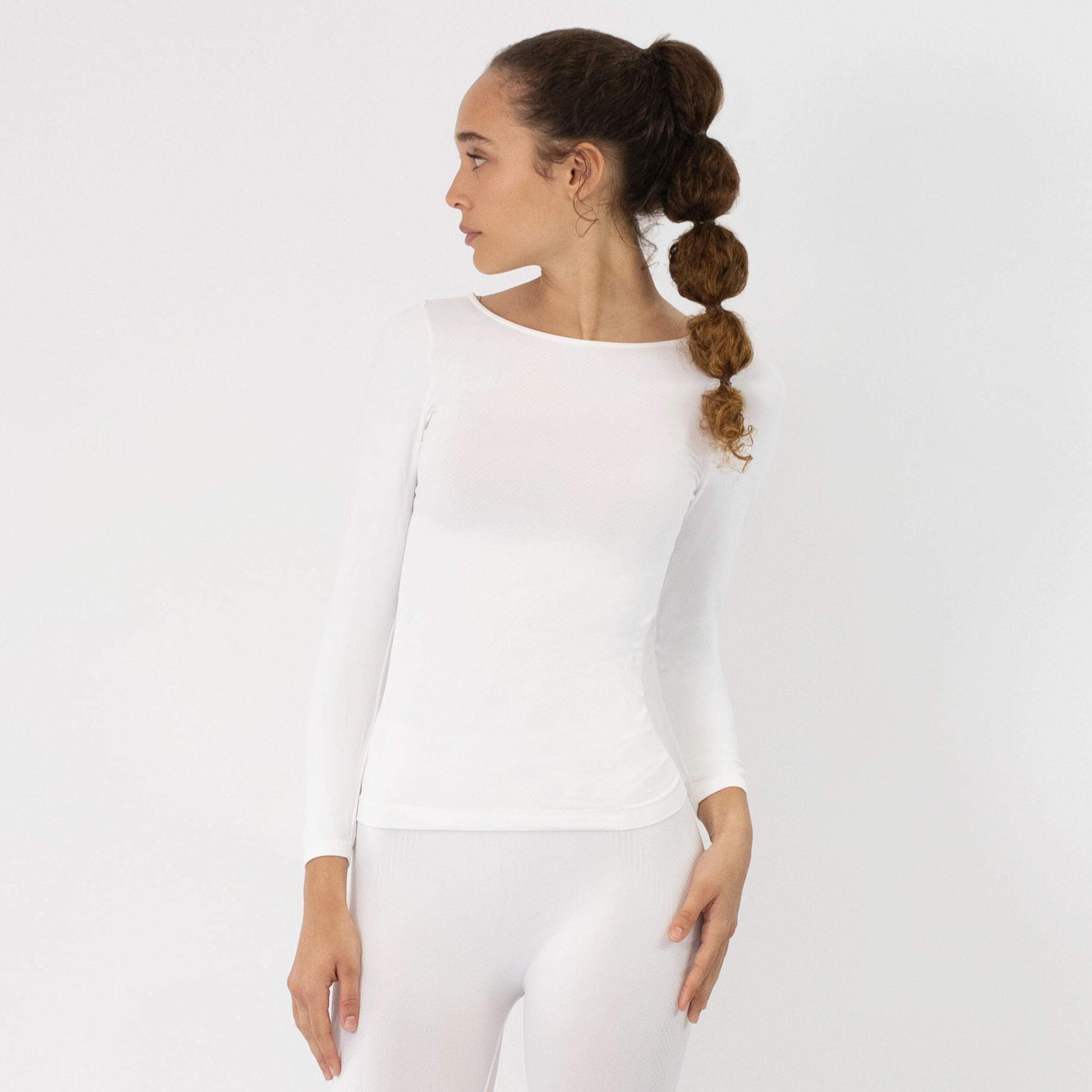 Nahtlohes, atmungsaktives Damen Funktionsshirt LANGARM SHIRT 5/7