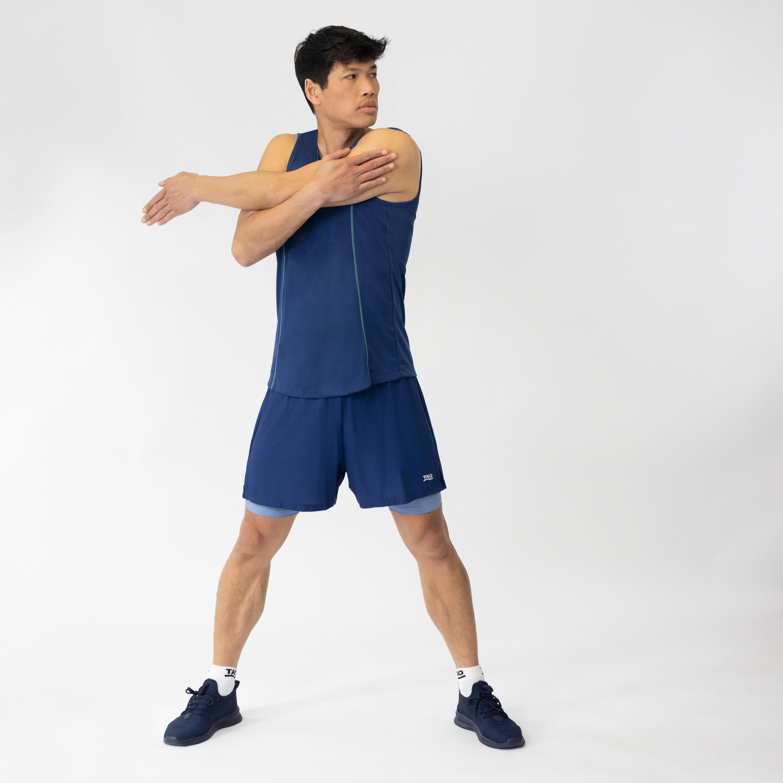 Atmungsaktive Herren Laufshort mit Tight KAITO 4/5