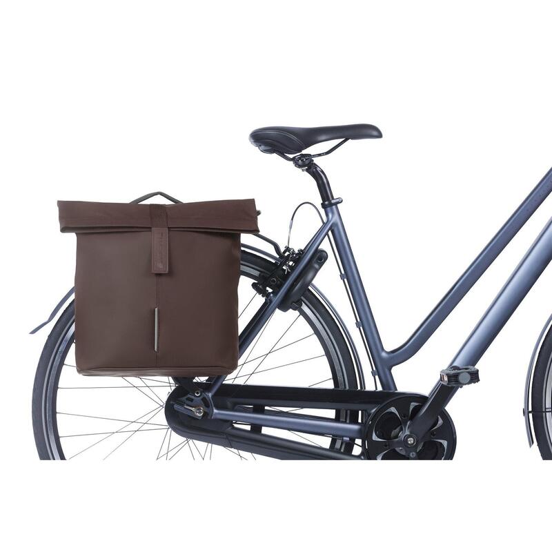 Sac à vélo double  Basil City roasted brown MIK 28-32L