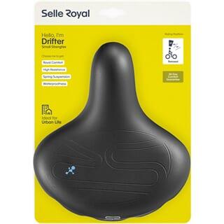 Selle Royal Sattel Drifter Small Strengt schwarz, Unisex, 251x221mm, relaxed 4/7