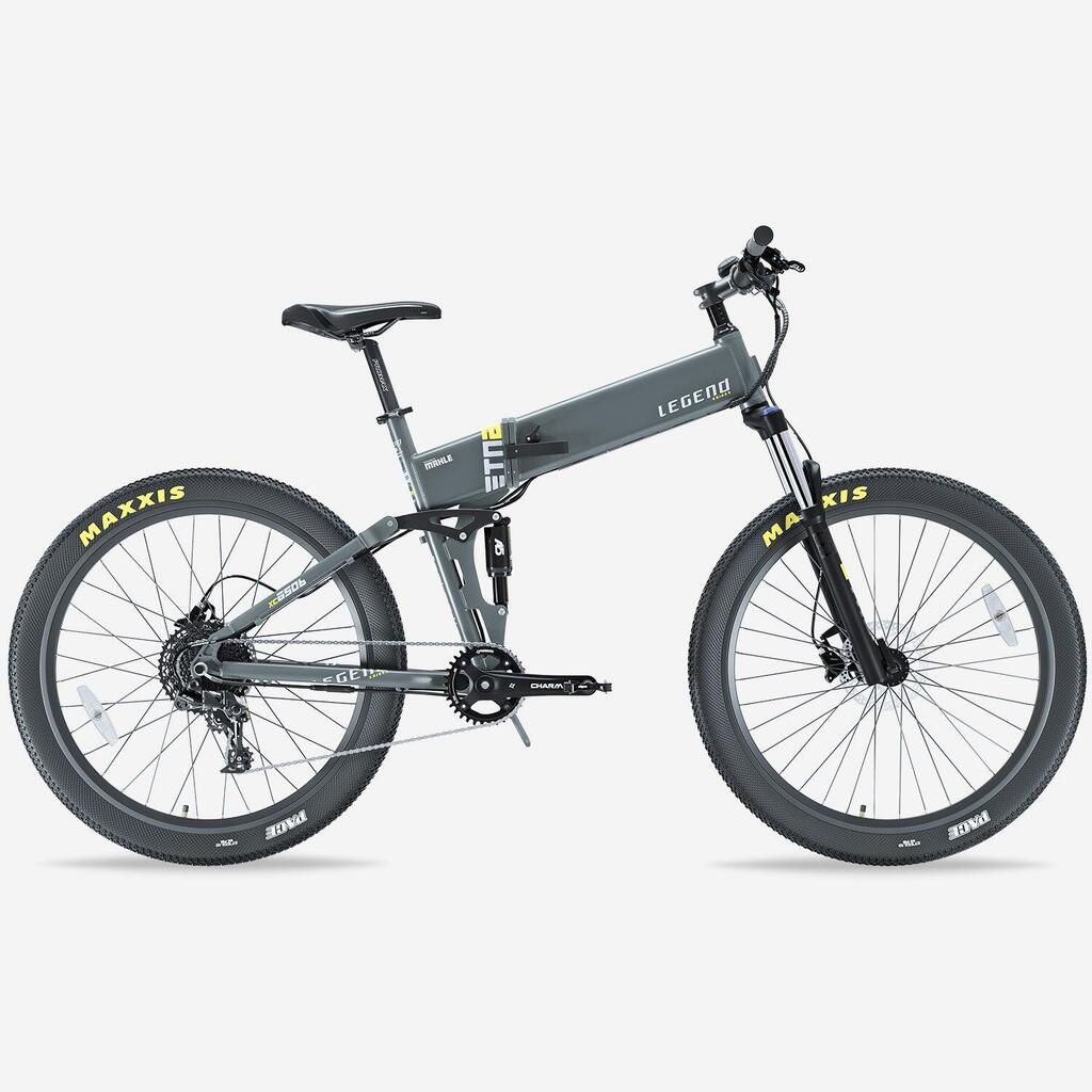 27.5" Electric Folding Mountain Bike Smartbike - Legend Etna SR 14Ah Grey