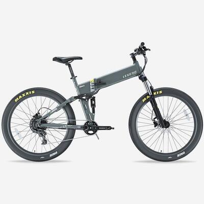 E-Bike E-Mountainbike faltbar - Legend Etna SR 27,5" 14 Ah Schwarz