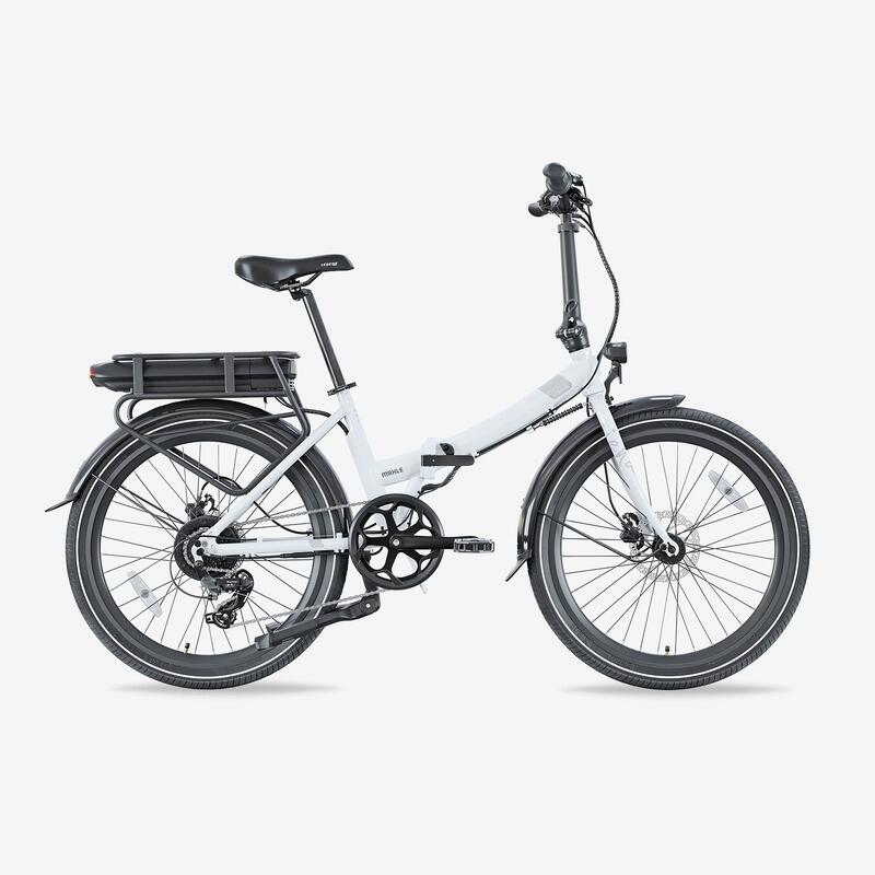 Tweedehands - eBike vouwfiets 24" - Legend Siena 13 Ah Wit - Zeer goede staat